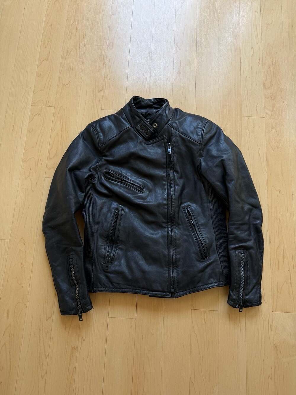 70s AMF Hein Gericke Harley-Davidson Leather Motorcycle Jacket